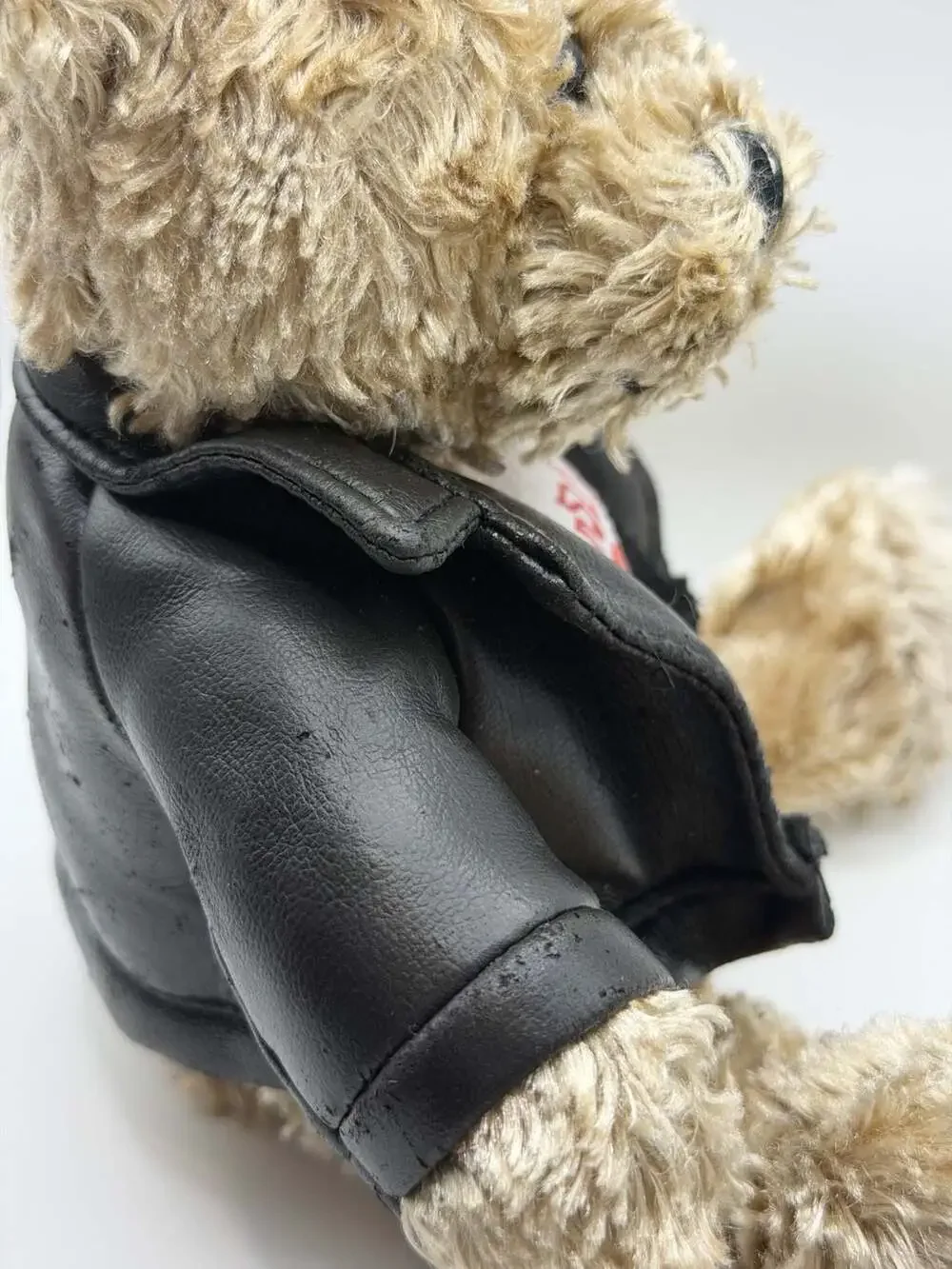 Galerie Hot Stuff Plush Bear with Faux Leather Biker Jacket